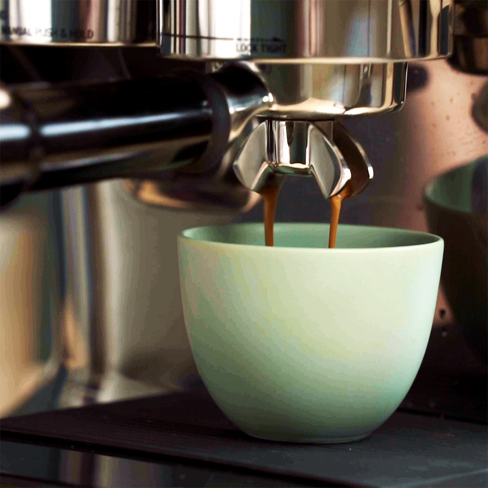 Espresso Extracting from Sage Barista Pro