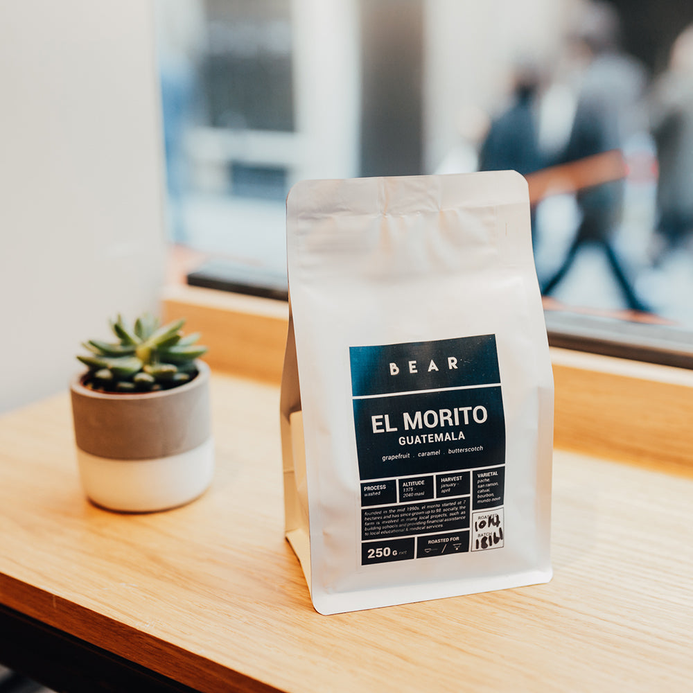 Discover better coffee from BEAR. Whole beans or Compostable Nespresso Pods.