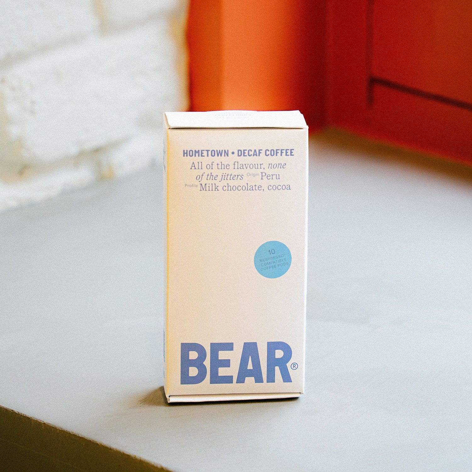 BEAR Coffee Pods - Hometown Decaf - Compostable & Nespresso® Compatible