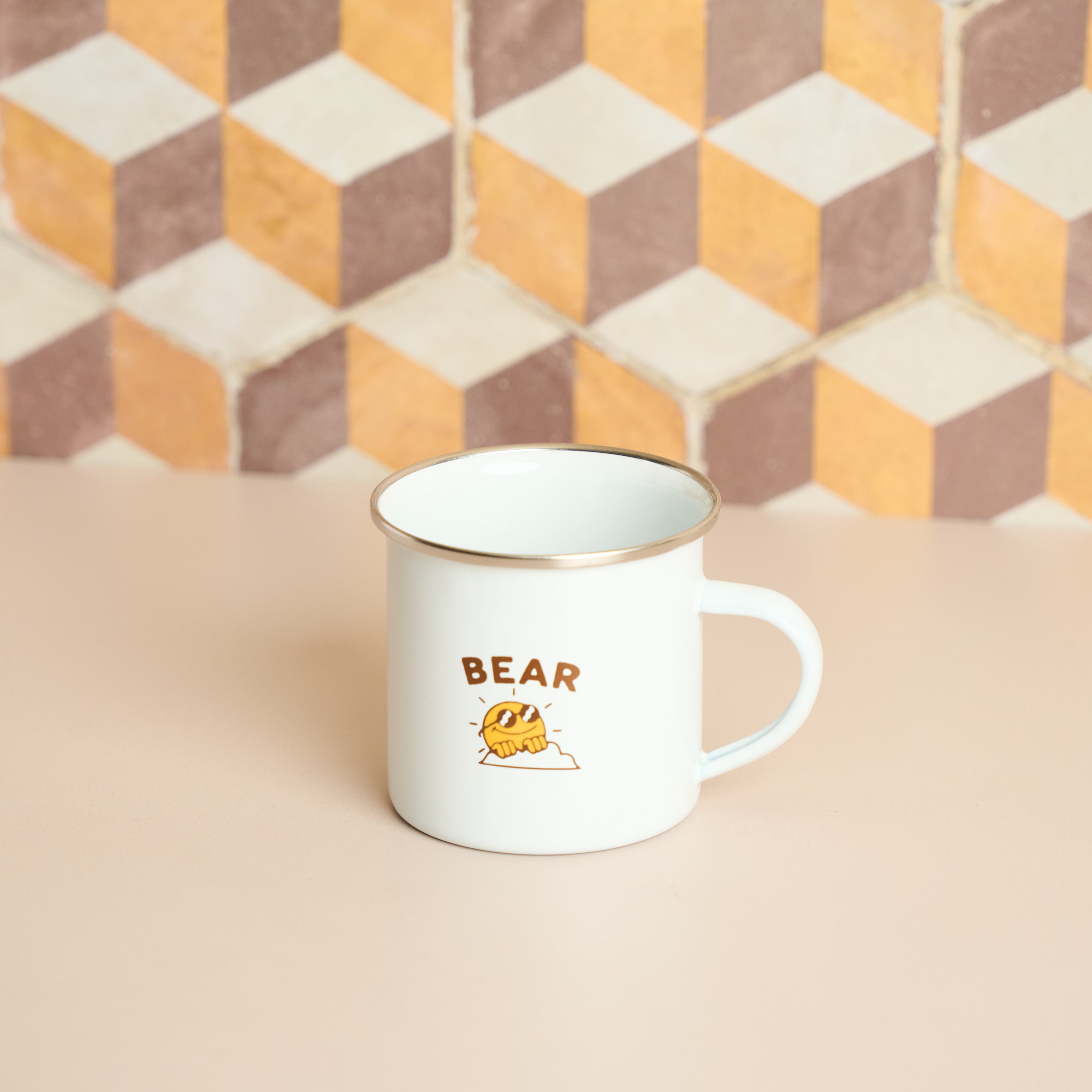 Enamel BEAR Mug