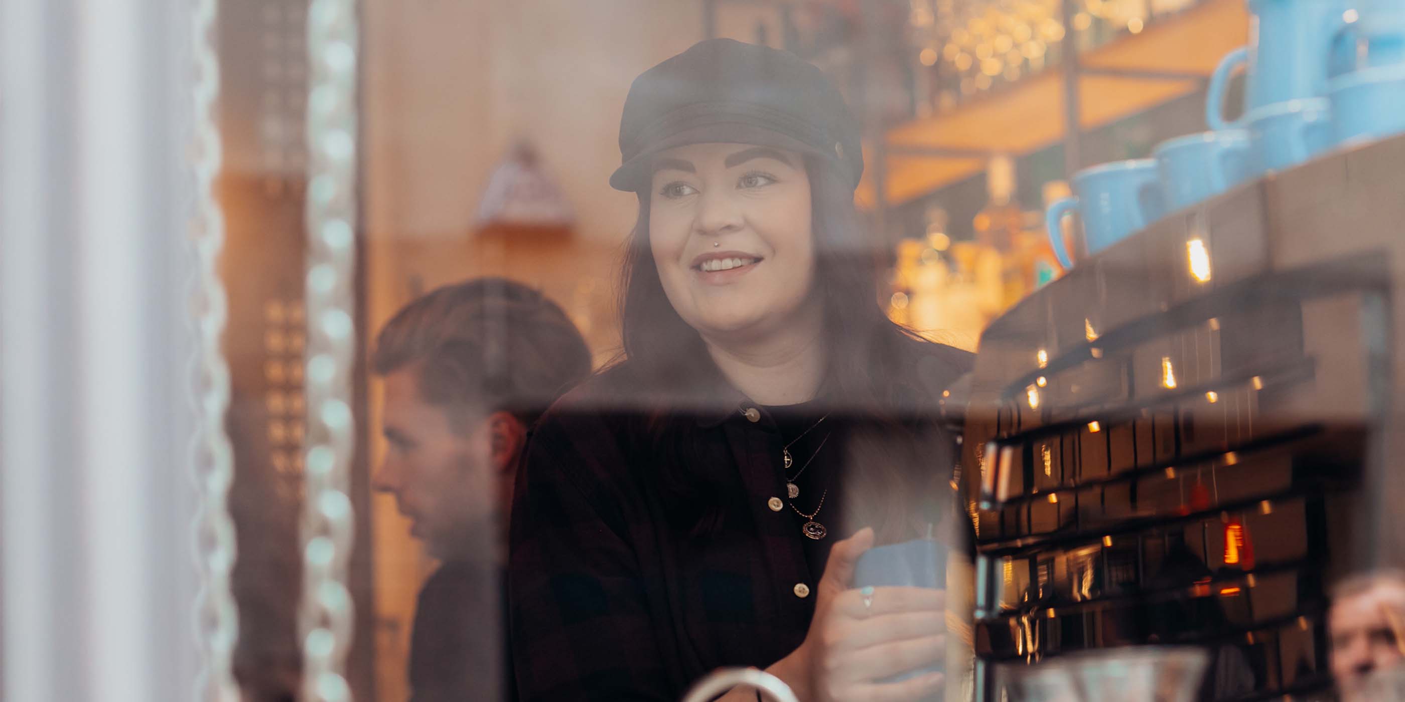 Apply for a job at BEAR. This image shows a Barista working in our store in central London.