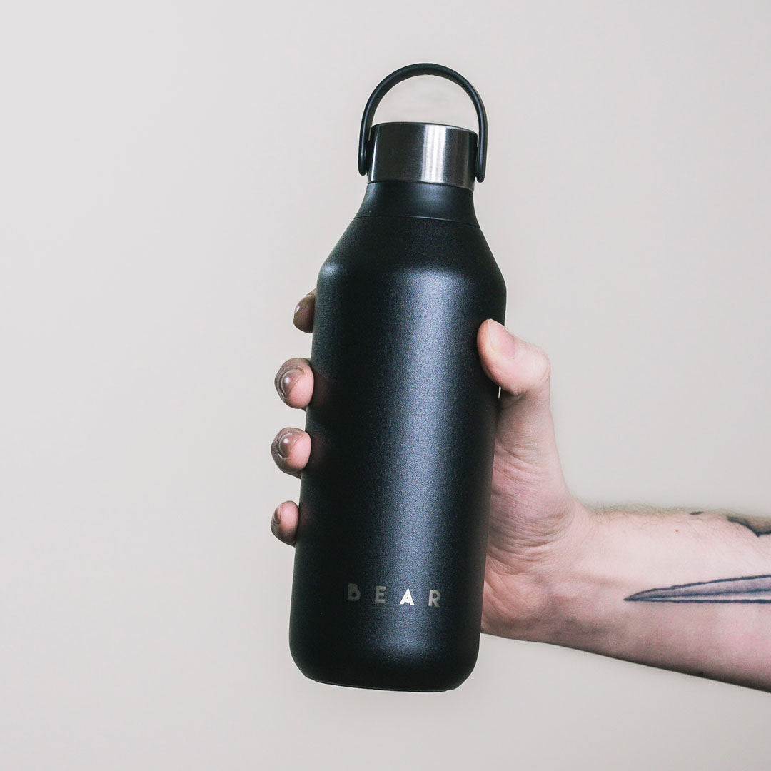 BEAR Series 2 Chilly's Bottle 500ml Reusable Bottle Abyss Black