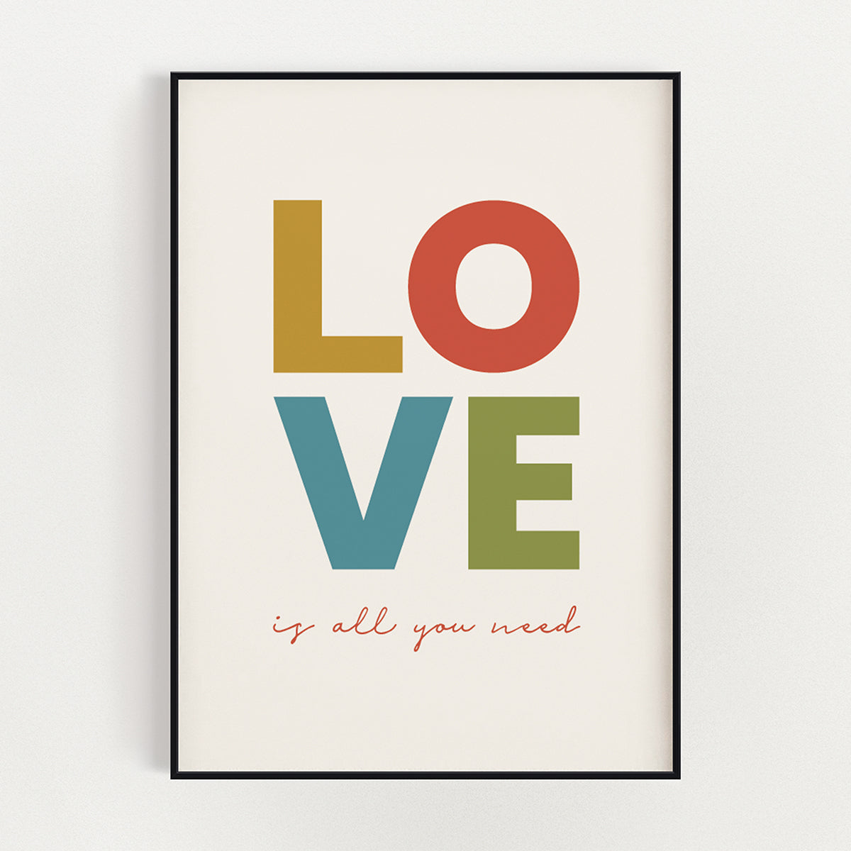 Grace Emily Design Love Is All You Need A3 Print