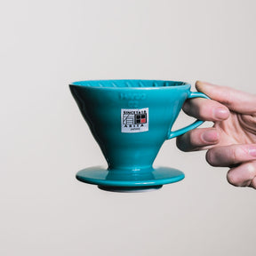 Hario V60 Ceramic Coffee Maker in Turquoise