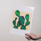 Katrina Sophia • Prickly Pear Cactus A4 Print
