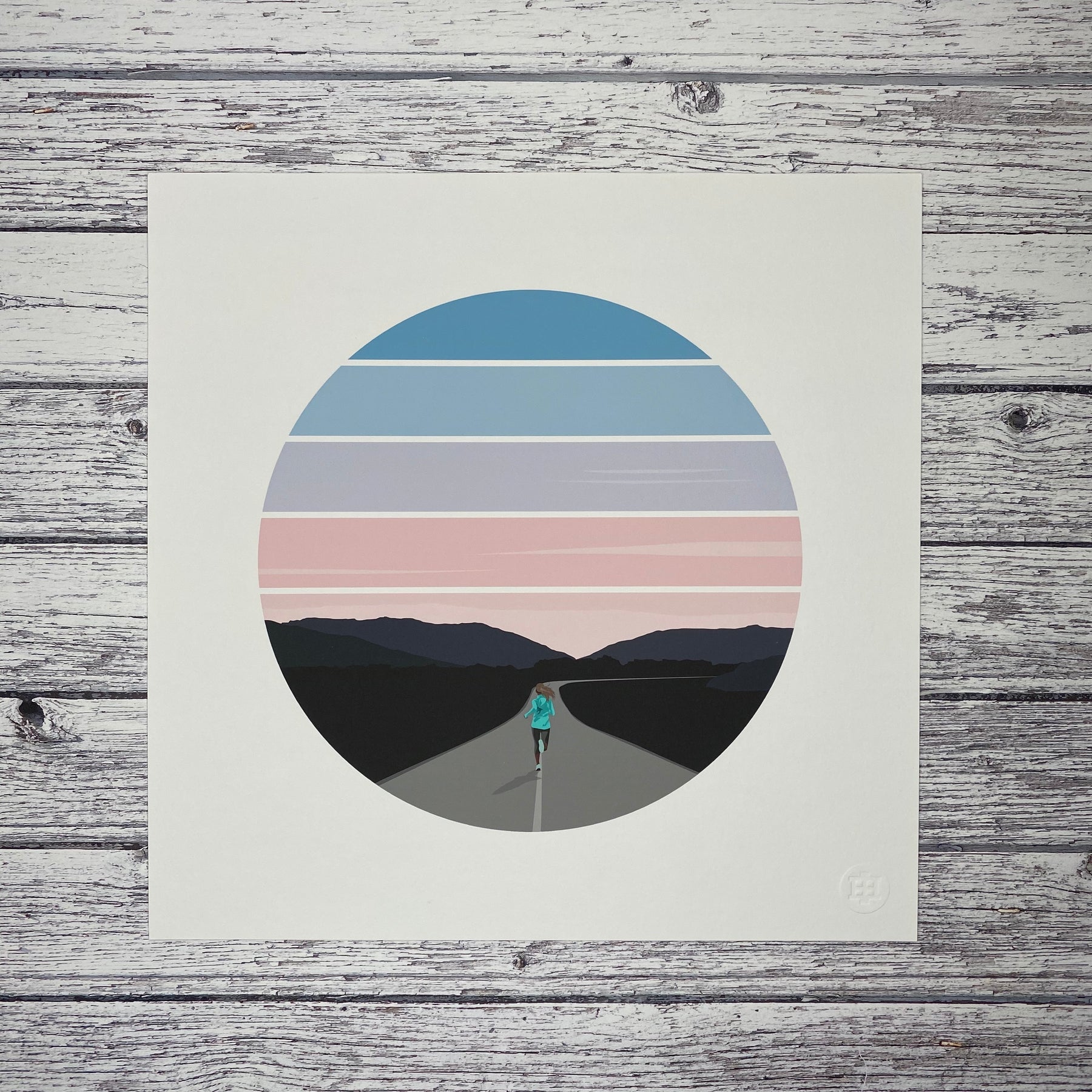 Hasta Inc The Open Road Square Print (unframed)